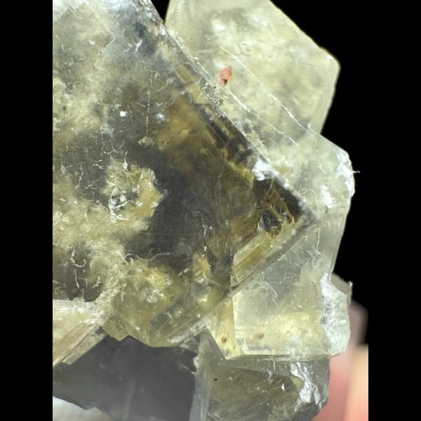 Pale Yellow Fluorite Cubes 3.0 cm — alternate view