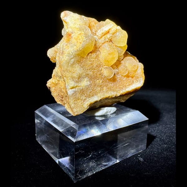 Yellow Globular Fluorite Henan 4.5 cm — alternate view