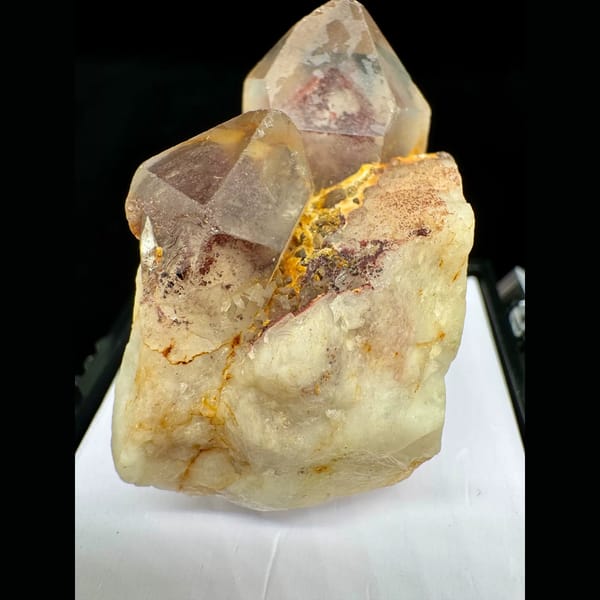 Red Quartz Cluster Shanxi 5.0 cm — alternate view