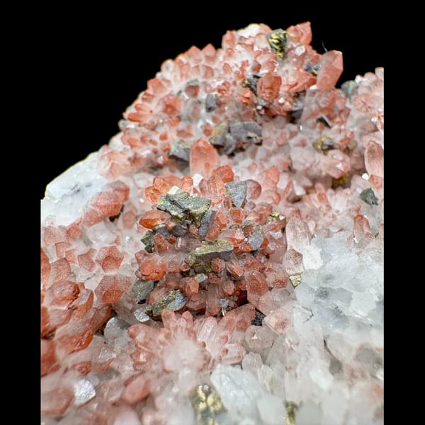 Red Quartz with Pyrite Shanxi 13.0 cm — alternate view