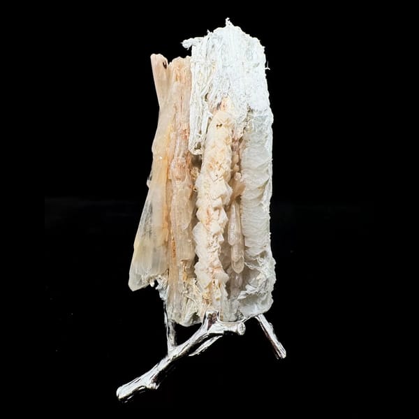 White Bladed Quartz with Fine Inclusions 10.0 cm — alternate view