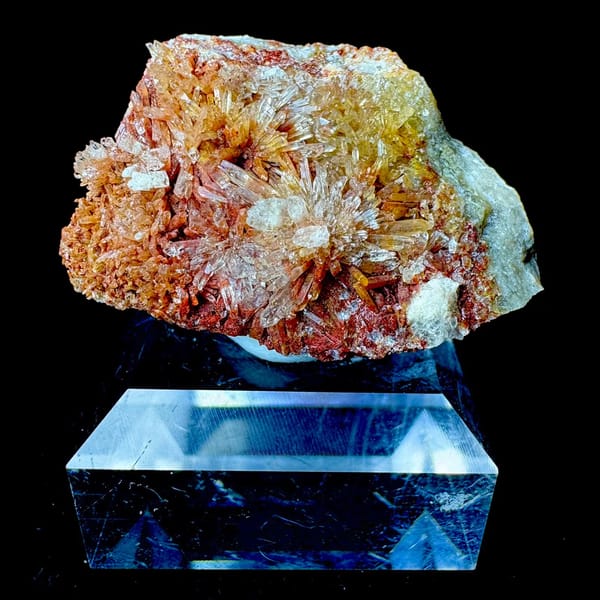 Orange-Yellow Creedite Sprays 4.0 cm — complete view