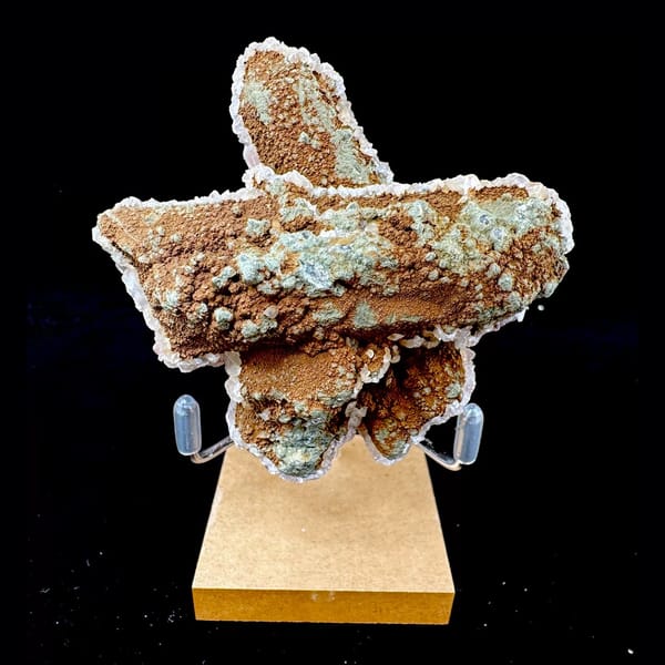Lavender Quartz with White Crystal Crust Inner Mongolia 8.0 cm — alternate view