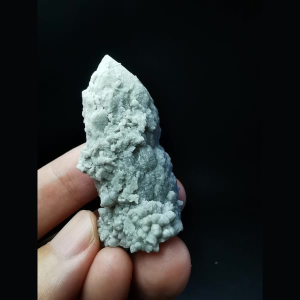 Light grey cactus quartz — alternate view