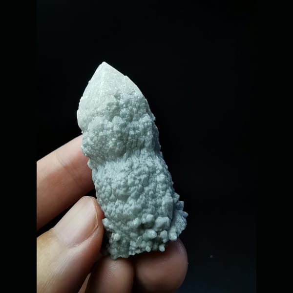 Light grey cactus quartz — alternate view