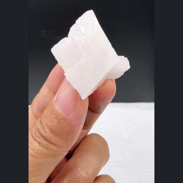 Pale Pink Dolomite Crystal Yaogangxian 3.2 cm — complete view