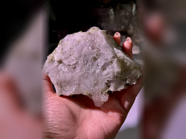 Garden Quartz with Epidote 330.6 g, 12.2 cm Lodolite Display Specimen — alternate view