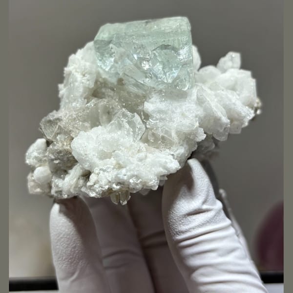 Fluorite with Albite and Mica 7.6 cm, Xuebaoding