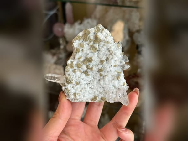 Hashupi Himalayan Quartz with Green Mica 169.6 g, Pakistan Cluster Specimen — complete view