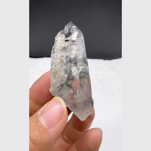 Clear Quartz with Inclusions Yaogangxian 4.9 cm — complete view