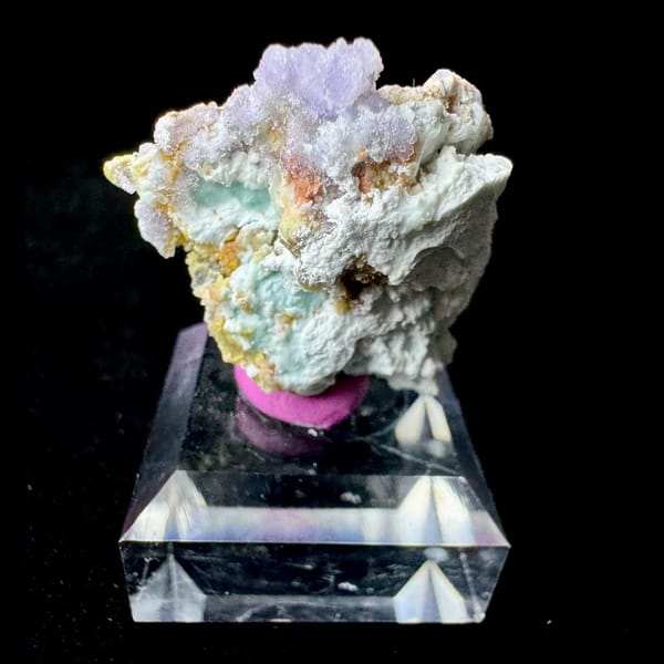 Creedite crystals, 3.2 cm across, raw mineral specimen, photo 2 of 8