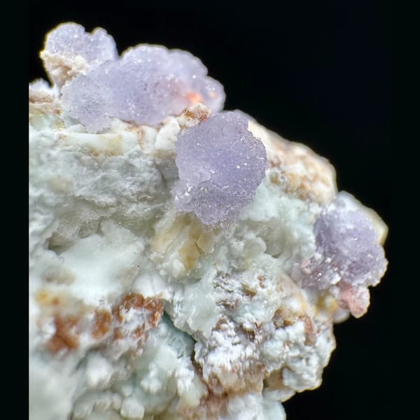 Light blue creedite crystals, natural mineral for display, photo 5 of 8
