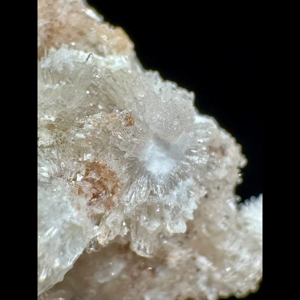 White and blue creedite crystal cluster from Guizhou, natural mineral for display, photo 5 of 8