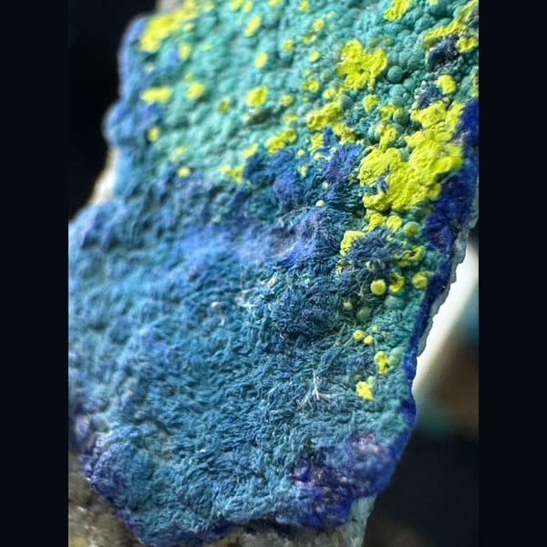Natural azurite crystals, collector mineral specimen, photo 7 of 8
