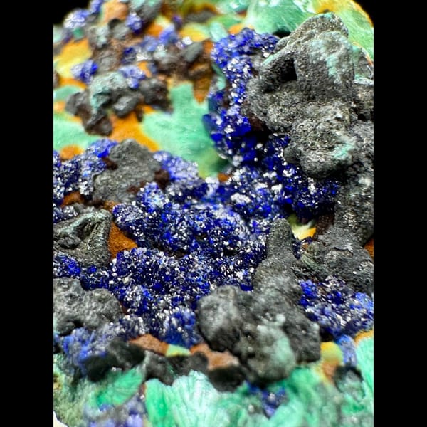 Azurite specimen, 3.5 × 1.5 × 2 cm, photo 6 of 8