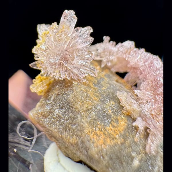 Natural creedite crystal cluster from Guizhou, collector mineral specimen, photo 7 of 7