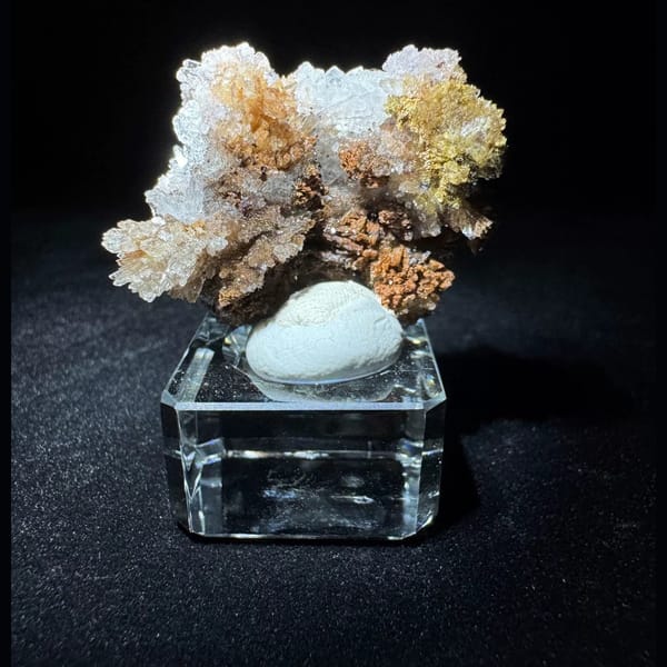 Creedite crystals, 3.5 cm across, raw mineral specimen, photo 2 of 7