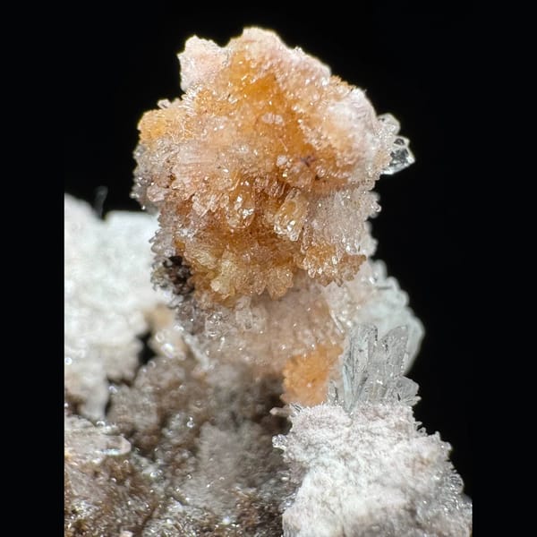One-of-a-kind white creedite crystal specimen, photo 4 of 7