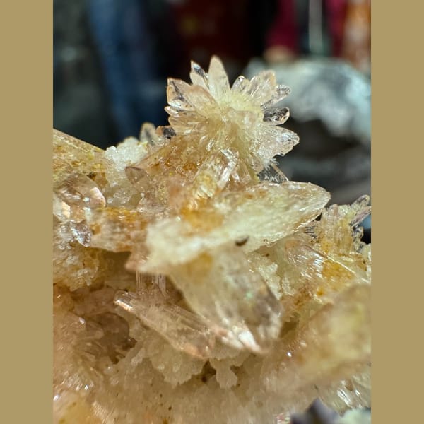 One-of-a-kind cream creedite crystal specimen, photo 4 of 6