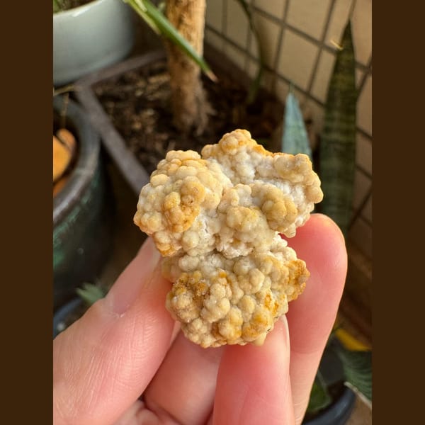 One-of-a-kind off-white gypsum crystal specimen from Guizhou, China, photo 4 of 5