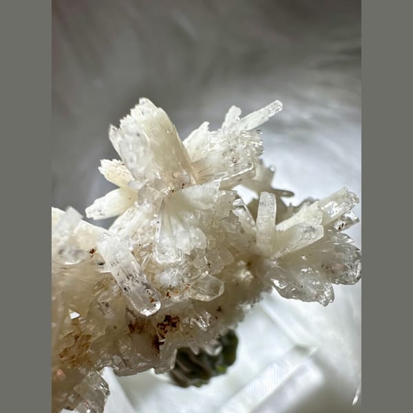 Creedite crystal cluster, 3.3 cm across, raw mineral specimen, photo 2 of 5