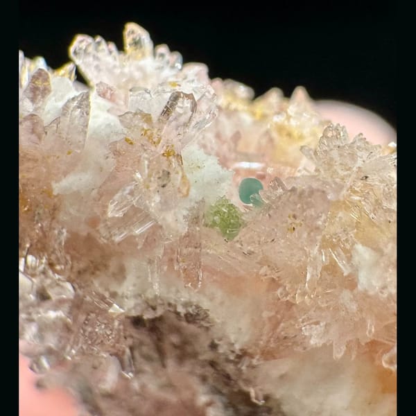 One-of-a-kind pink creedite crystal specimen from Guizhou, China, photo 4 of 4