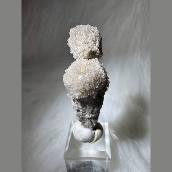 Crystals of grey creedite, one-of-a-kind specimen, photo 3 of 4