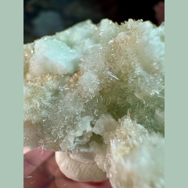 Creedite crystals, raw mineral specimen for collectors, photo 2 of 3