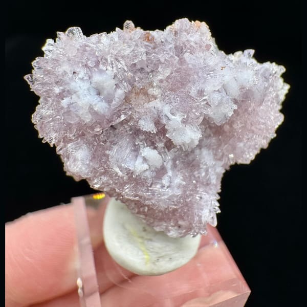 Creedite crystals, 3.2 cm across, raw mineral specimen, photo 2 of 3