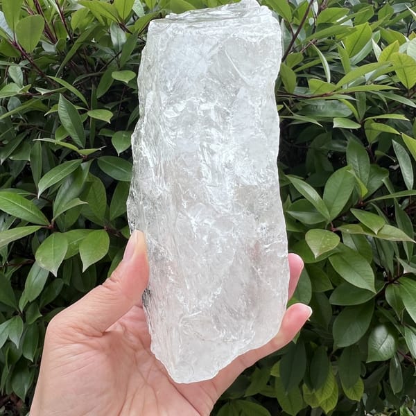 Clear side of the block without visible tourmaline