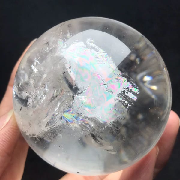 Shimmering rainbow sheet with a mother-of-pearl sheen inside