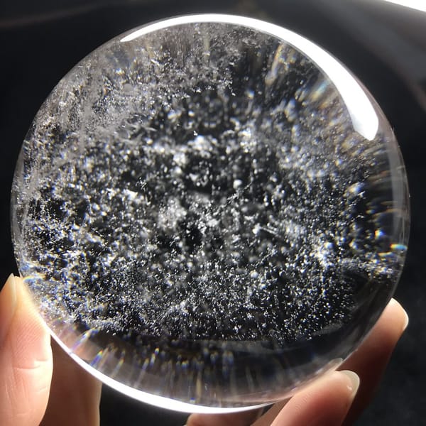 Dense starry field of white specks filling the whole sphere