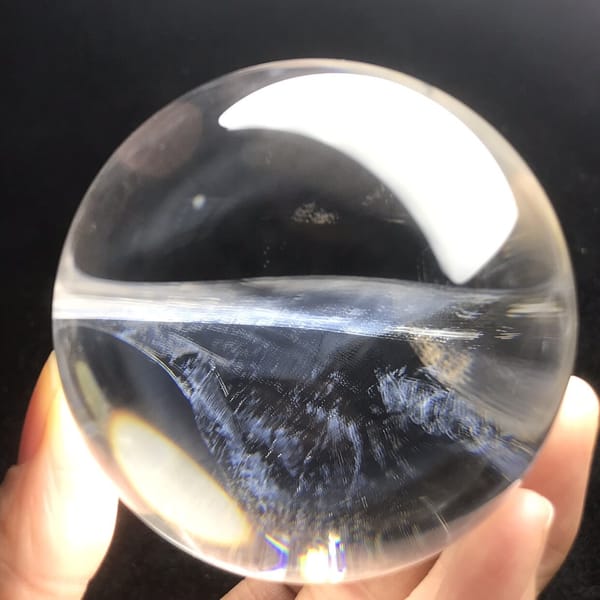 Veil line across the sphere with blue clouds below it