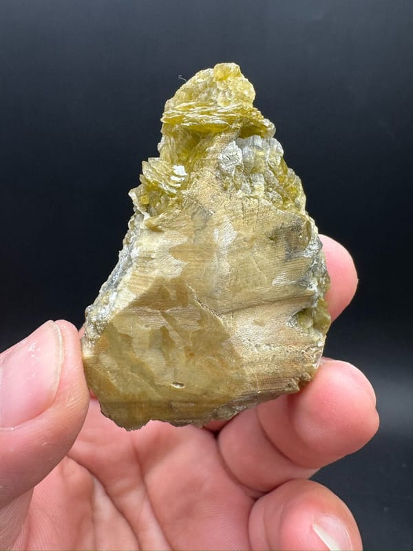 Calcite from Bijie, Guizhou, China, individual mineral specimen view 4