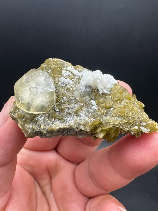 Calcite from Bijie, Guizhou, China, individual mineral specimen view 5