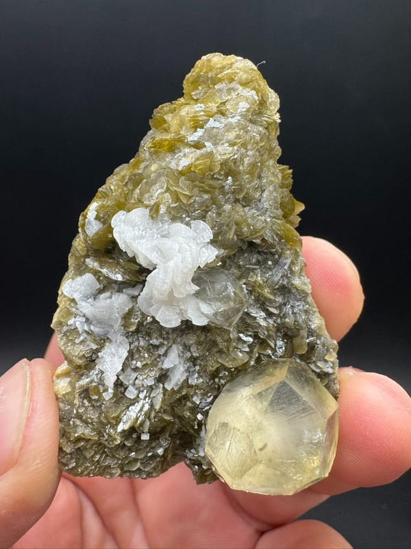 Calcite from Bijie, Guizhou, China, individual mineral specimen view 8
