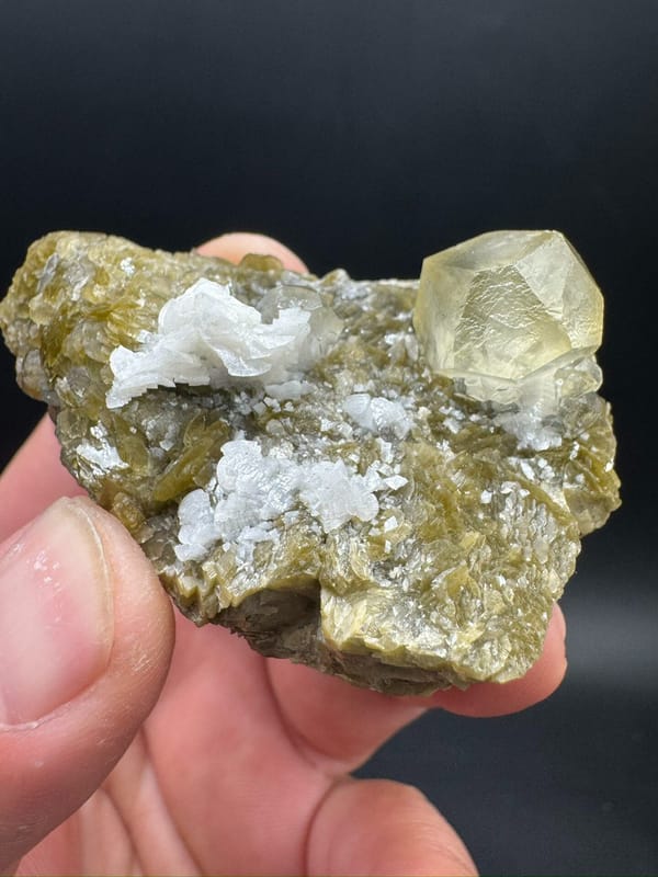 Calcite from Bijie, Guizhou, China, individual mineral specimen view 9