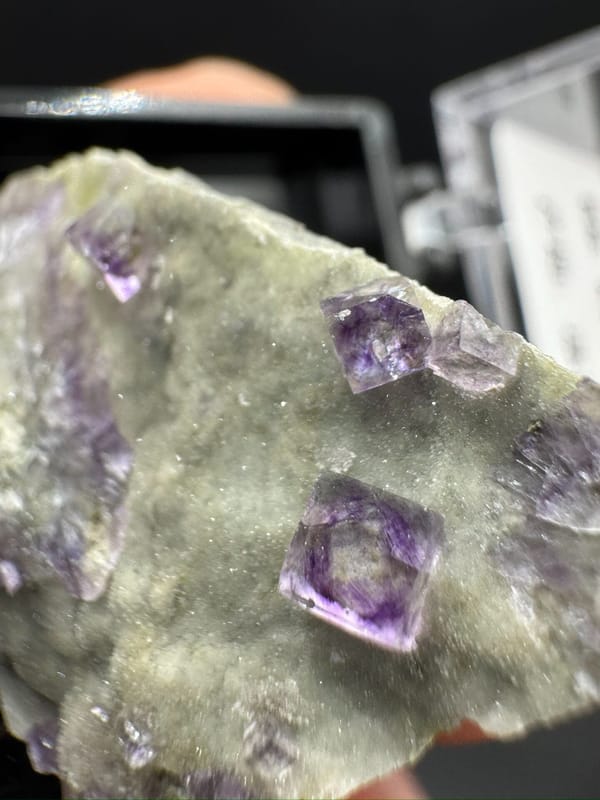 Fluorite from Zhejiang, China, individual mineral specimen view 5