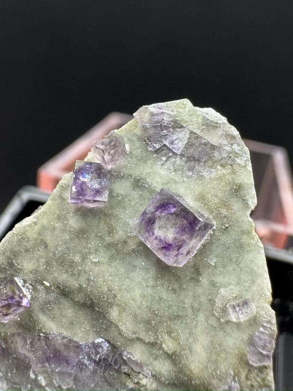 Fluorite from Zhejiang, China, individual mineral specimen view 7