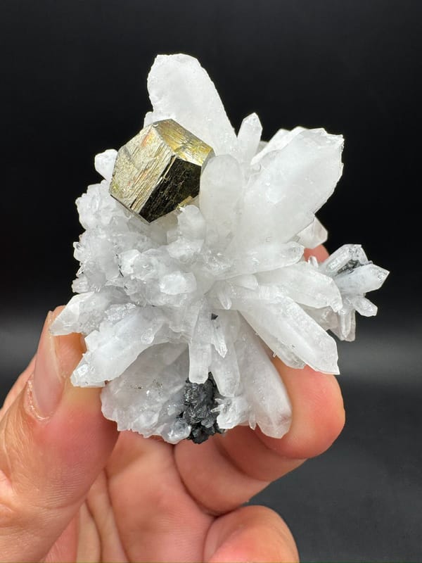 Pyrite from Myanmar, individual mineral specimen view 1