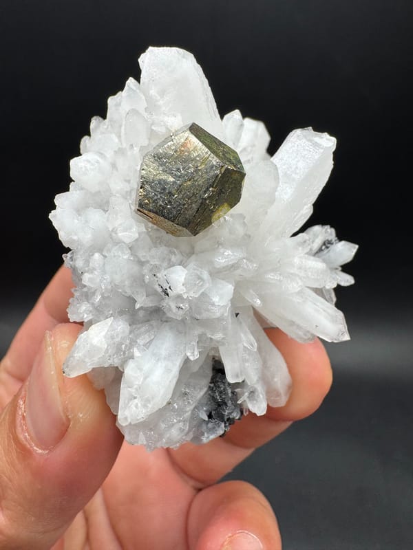 Pyrite from Myanmar, individual mineral specimen view 2
