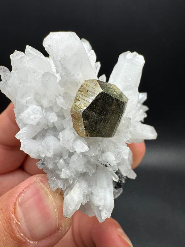 Pyrite from Myanmar, individual mineral specimen view 3