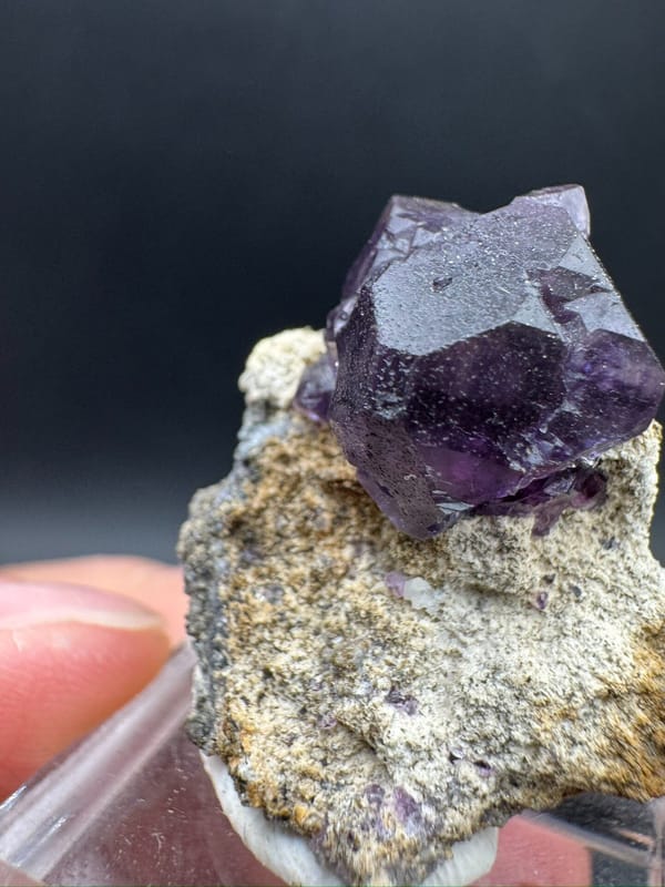 Fluorite from Fujian, China, individual mineral specimen view 5