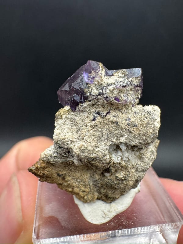 Fluorite from Fujian, China, individual mineral specimen view 6