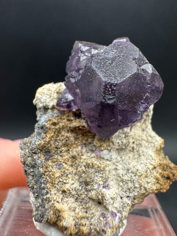 Fluorite from Fujian, China, individual mineral specimen view 8