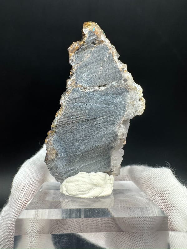 Cyanotrichite from Guizhou, China, individual mineral specimen view 5