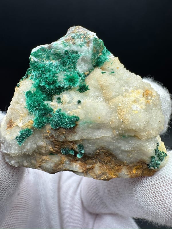 Malachite from Guizhou, China, individual mineral specimen view 1
