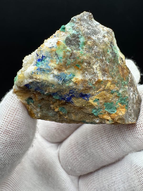 Malachite from Guizhou, China, individual mineral specimen view 3