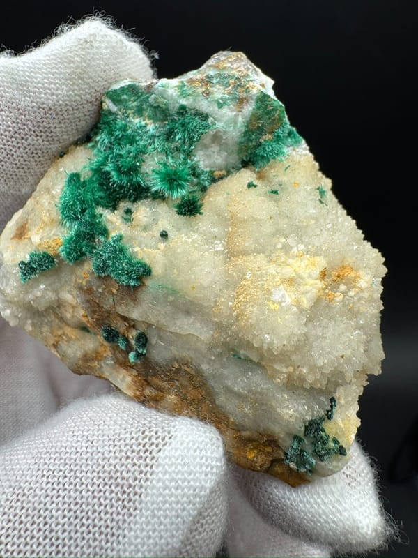 Malachite from Guizhou, China, individual mineral specimen view 4