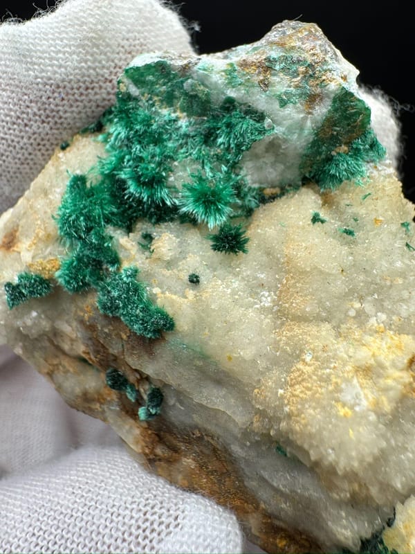 Malachite from Guizhou, China, individual mineral specimen view 5